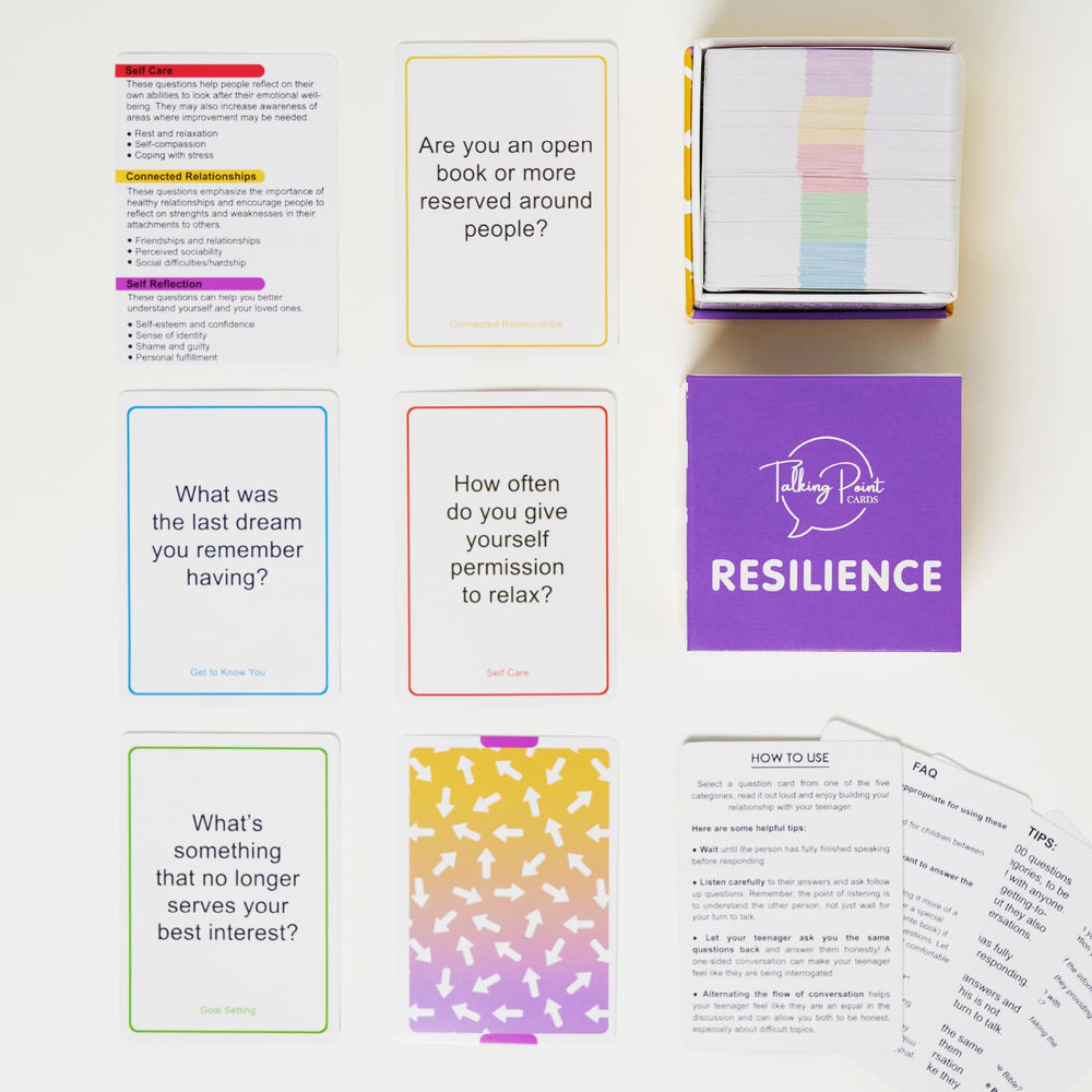 Talking Point Cards kids table talk scene promotes inclusive family icebreakers