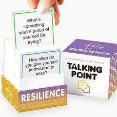 Talking Point Cards resilience pack cover promotes family communication prompts
