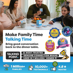 Talking Point Cards slim portable deck box for travel and car trips