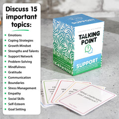 Talking Point Cards Support Pack trauma-informed approach supports safe emotional sharing