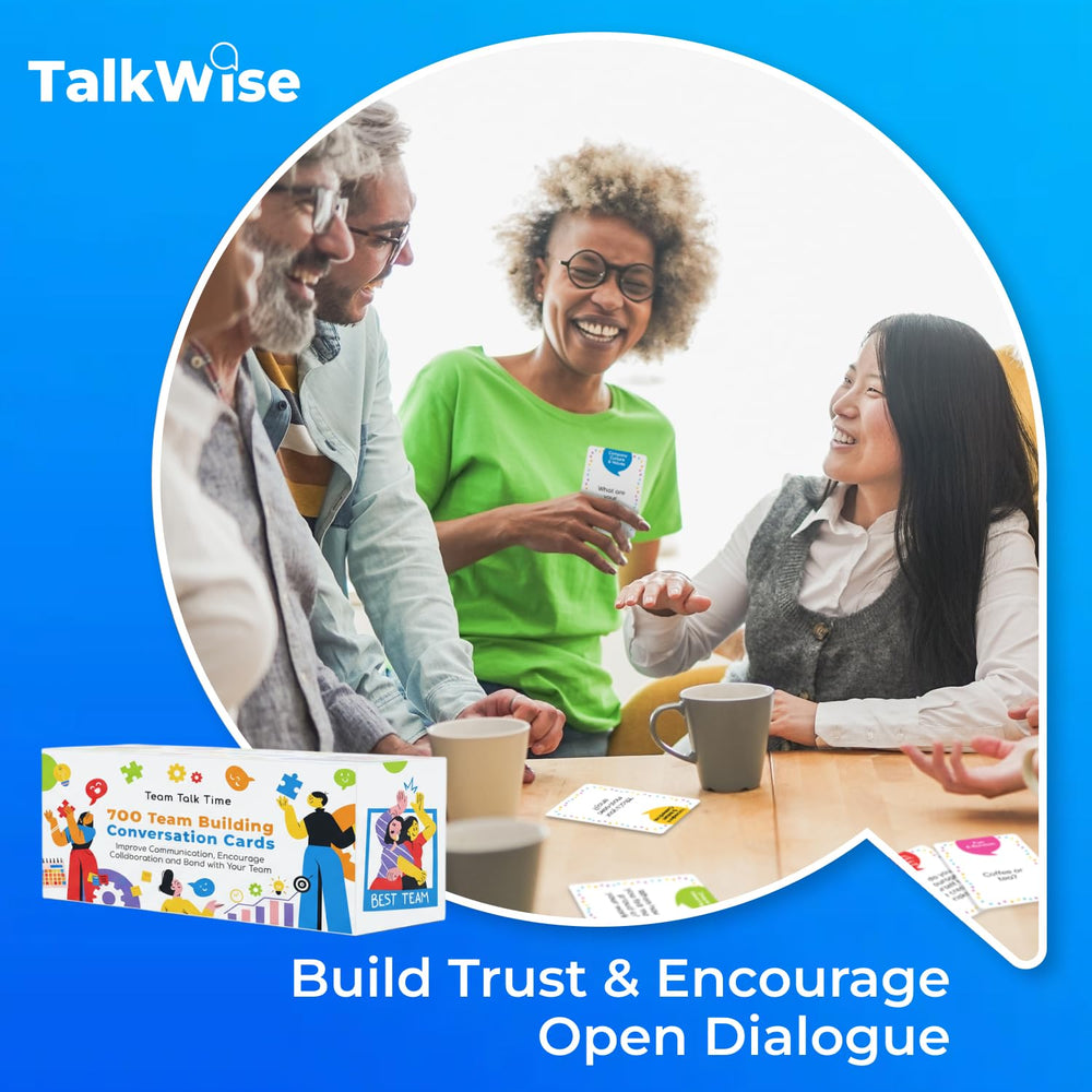 TalkWise creativity-focused questions cards spark imaginative brainstorming sessions.