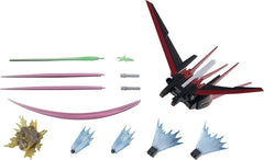 Tamashii Nations AQM/E-X01 Aile Striker pack for dramatic action poses.