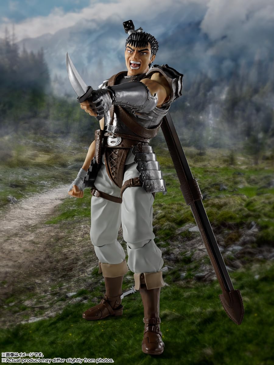 TAMASHII NATIONS Berserk Guts figure multiple wrist parts for varied gestures