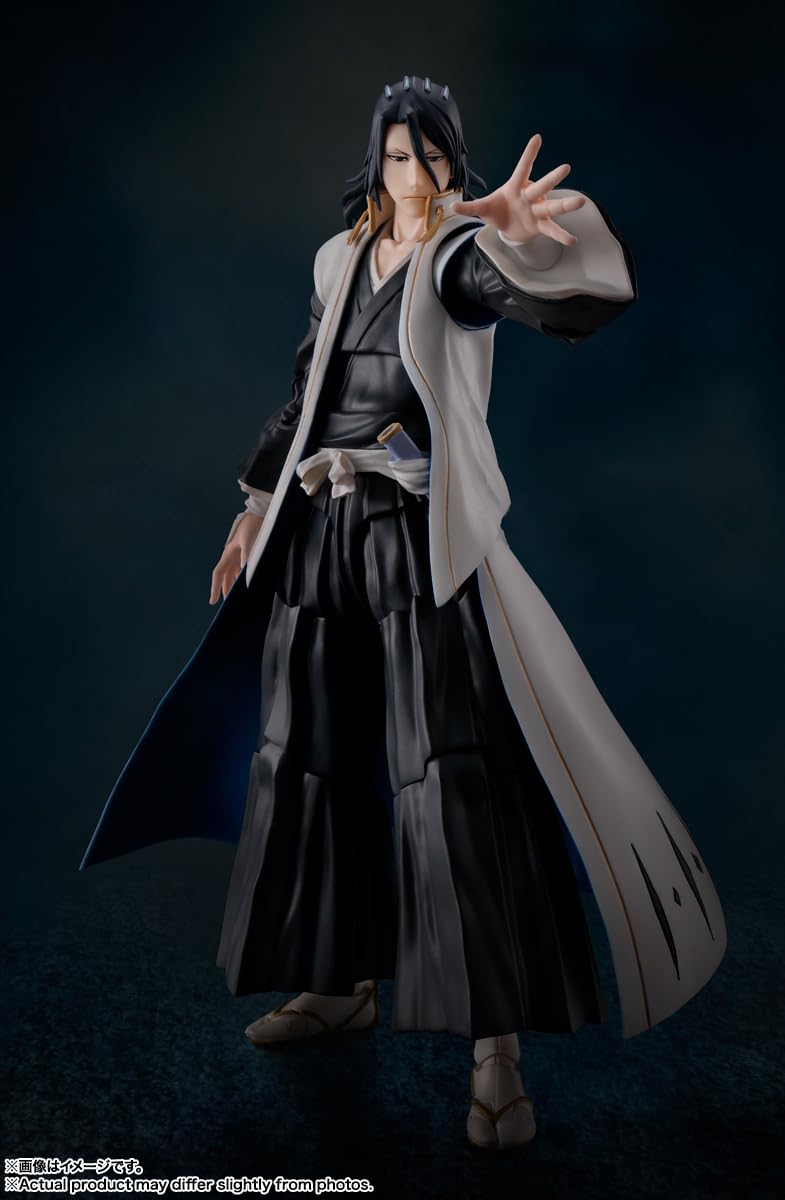 Tamashii Nations Byakuya Kuchiki S.H.Figuarts Zanpakuto hilt for Senbonzakura effects.