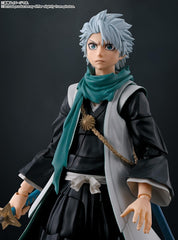 TAMASHII NATIONS Bleach Hitsugaya packaging shows official Bandai Namco label