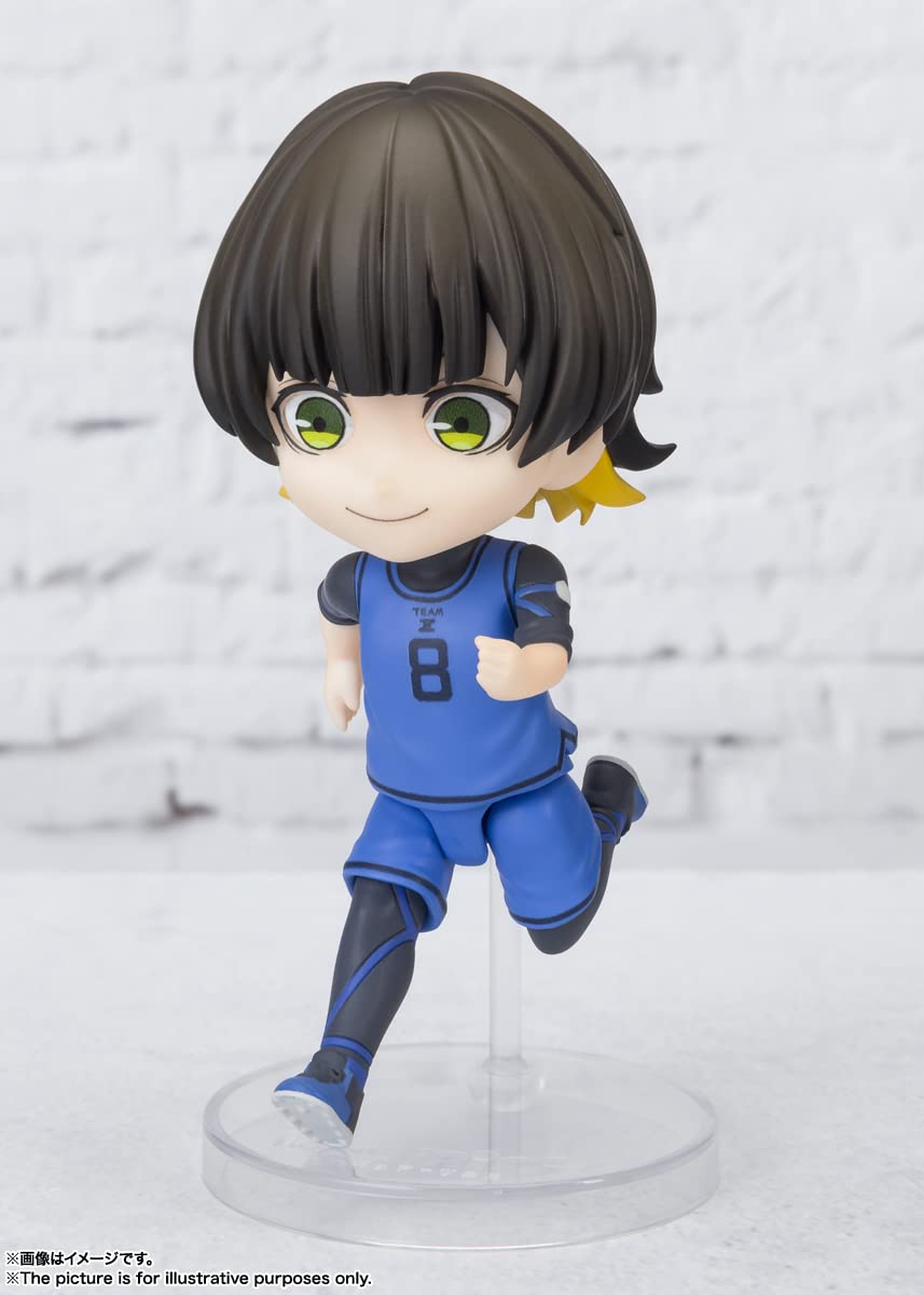 Tamashii Nations Meguru Bachira Figuarts mini captures expressive display moments.