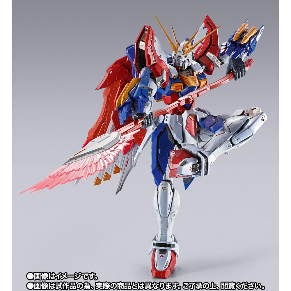Tamashii Nations Burning Gundam Slash blade for energetic attack visuals