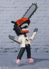 TAMASHII NATIONS Chainsaw Man Figuarts Mini left arm optional piece supports dynamic posing.