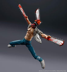 TAMASHII NATIONS Chainsaw Man Reze Arc action pose ready for shelf posing