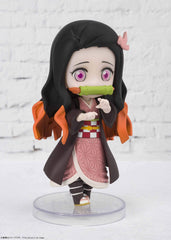 Tamashii Nations Nezuko Figuarts Mini close-up eyes showing lifelike detail