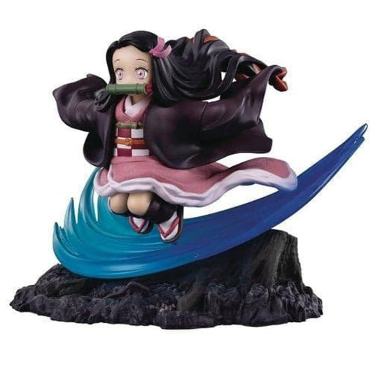 Tamashii Nations Nezuko FiguartsZERO main body with dynamic running pose for display