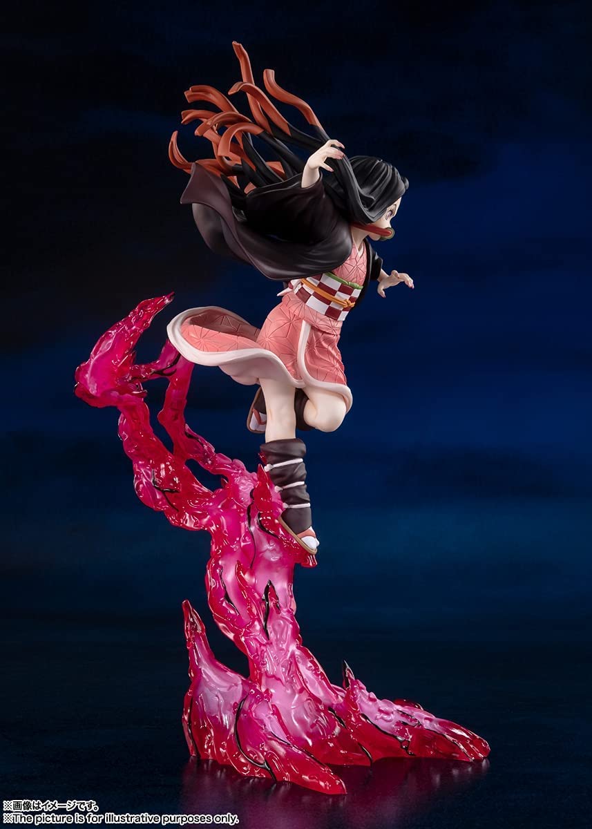Tamashii Nations Nezuko Kamado packaging shows Bandai Namco license label.