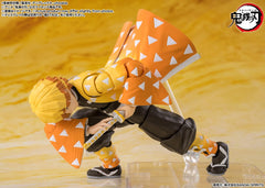 Zenitsu Agatsuma S.H.Figuarts interchangeable parts for diverse facial expressions.