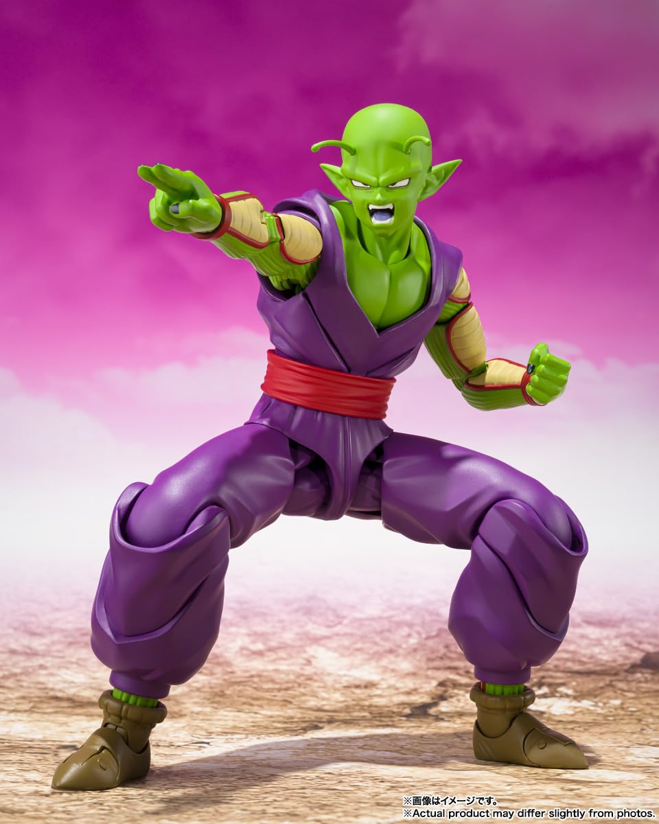 TAMASHII NATIONS Dragon Ball DAIMA Piccolo box confirms official licensing.
