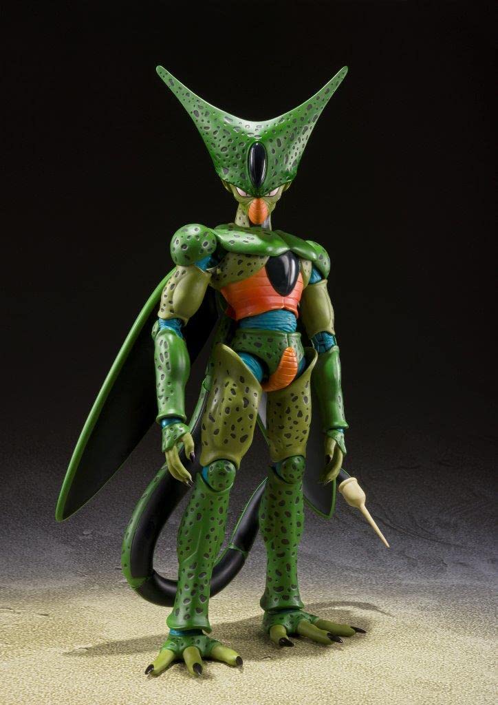 Tamashii Nations Cell First Form optional tail part for seamless posing.