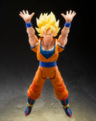 Tamashii Nations Dragon Ball Z Goku figure packaging display for collectors
