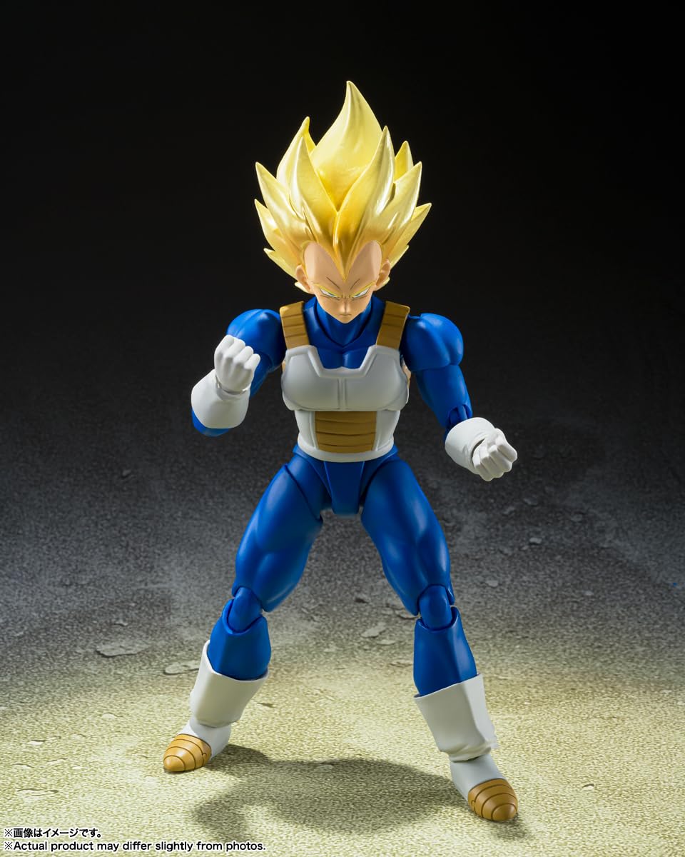 Tamashii Nations Dragon Ball Z Vegeta Awakened Blood closed expression for intense scenes
