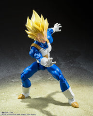 Tamashii Nations Dragon Ball Z Vegeta Awakened Blood crossed-arm part adds pose variety