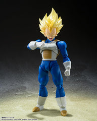 Tamashii Nations Dragon Ball Z Vegeta Awakened Blood open expression for dramatic storytelling