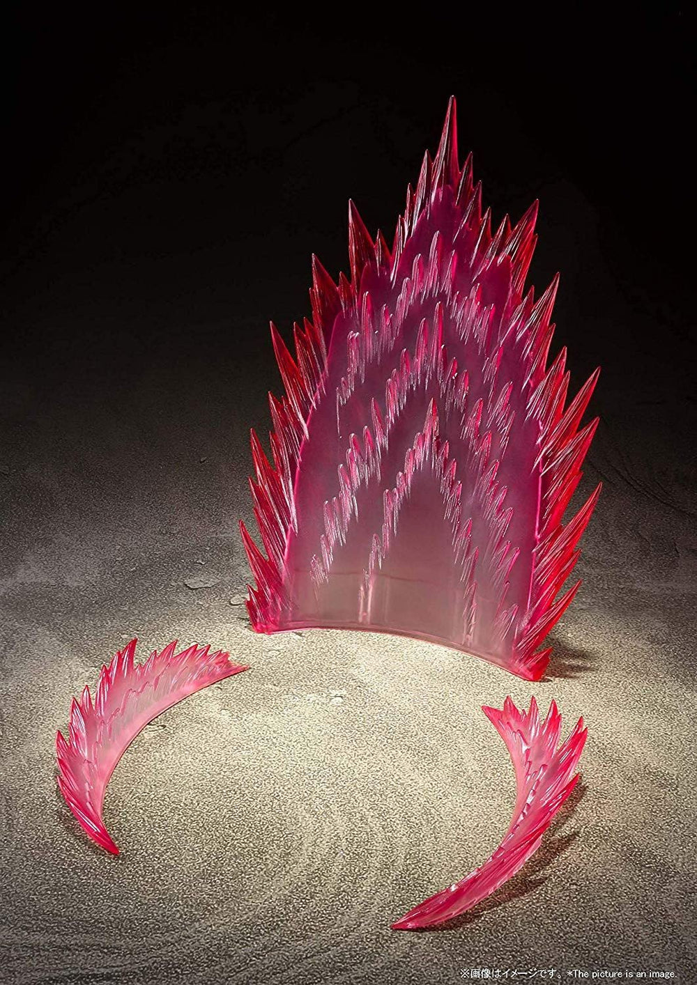 TAMASHII NATIONS Energy Aura Red Ver. official Bandai Namco packaging confirms licensing.