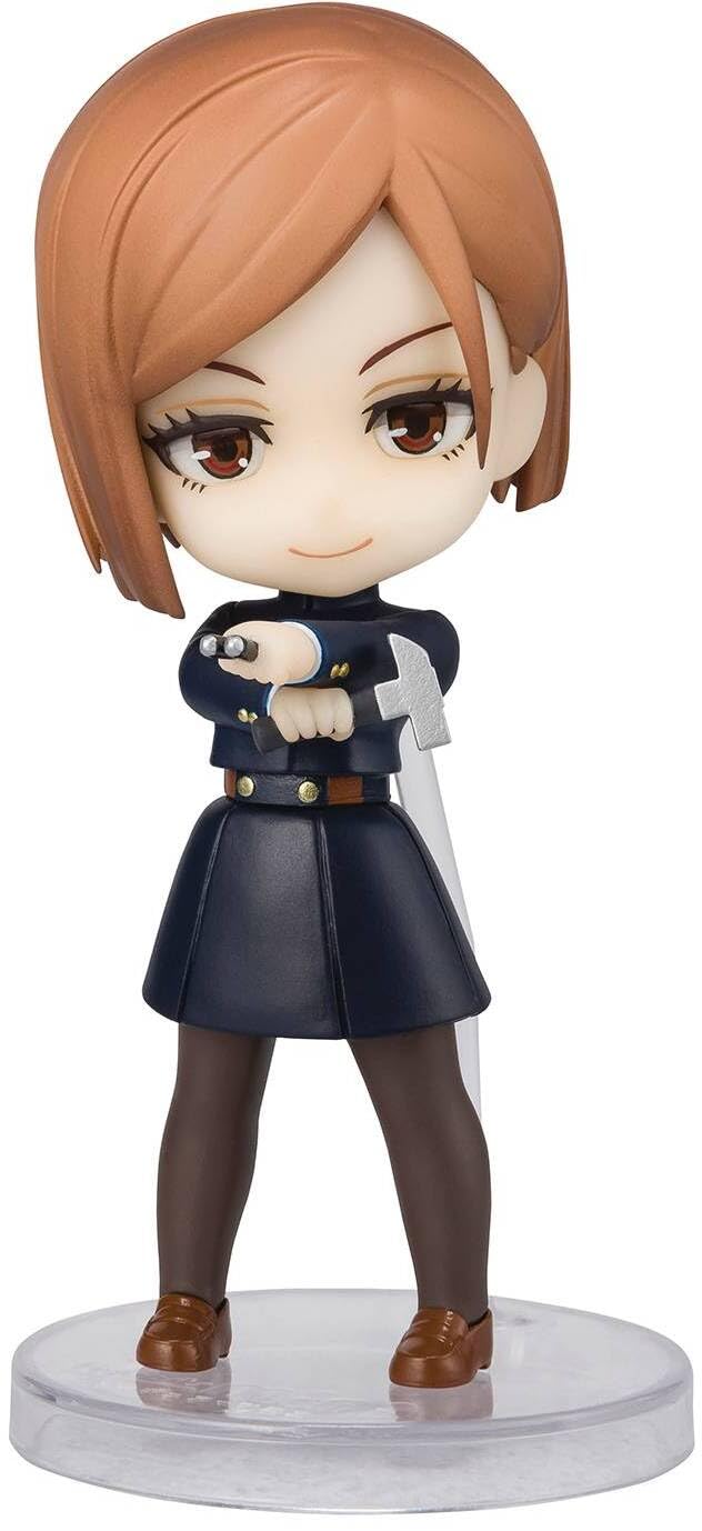TAMASHII NATIONS Nobara Kugisaki Figuarts mini eyes offer lifelike detail for display.