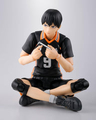 TAMASHII NATIONS Haikyu Kageyama figure right profile showcases athletic lines.