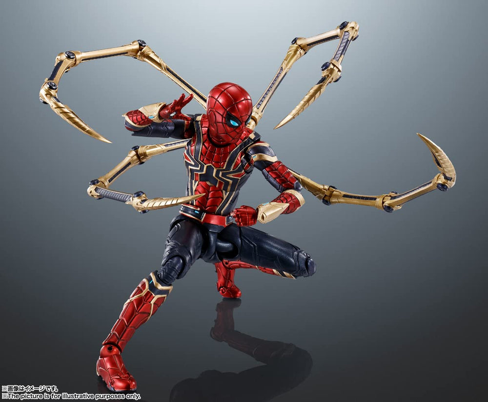 Tamashii Nations Iron Spider diorama stand supports stable premium setups
