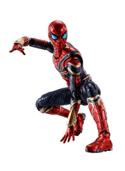 Tamashii Nations Iron Spider front view shows screen-accurate coloring for display use