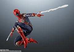 Tamashii Nations Iron Spider hands and pose options for dynamic scenes