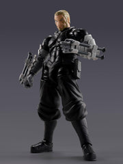 Tamashii Nations Kaiju No. 8 Isao Shinomiya S.H.Figuarts interchangeable wrist parts enable expressive gestures.
