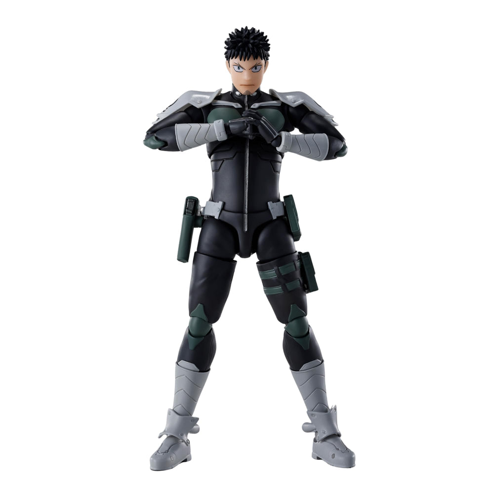 TAMASHII NATIONS Kaiju No 8 Kafka Hibino figure with show-faithful proportions for dynamic display