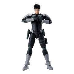 TAMASHII NATIONS Kaiju No 8 Kafka Hibino figure with show-faithful proportions for dynamic display
