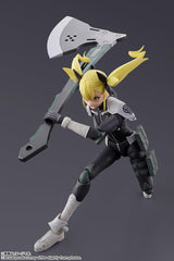 Tamashii Nations Kaiju No. 8 Kikoru Shinomiya S.H.Figuarts included pouches for authentic detailing.