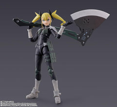 Tamashii Nations Kaiju No. 8 Kikoru Shinomiya S.H.Figuarts interchangeable bangs for varied aesthetics.