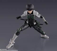 TAMASHII NATIONS Soshiro Hoshina figure showing wrist part options for posing