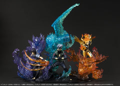 Tamashii Nations Kakashi Susanoo with display base for stability.