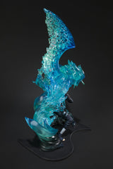 Tamashii Nations Kakashi Susanoo stands tall for shelf presence.