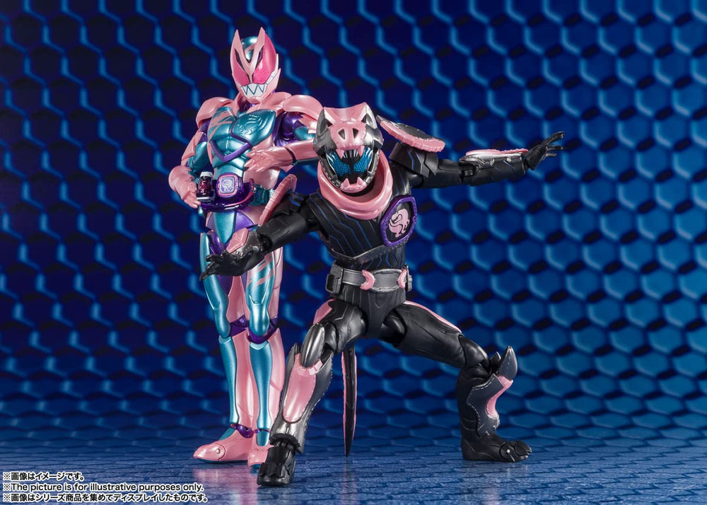TAMASHII NATIONS Kamen Rider Revi Rex Genome display box and packaging.