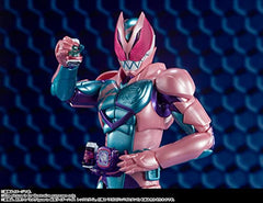 TAMASHII NATIONS Kamen Rider Revi Rex Genome packaging and safety label.