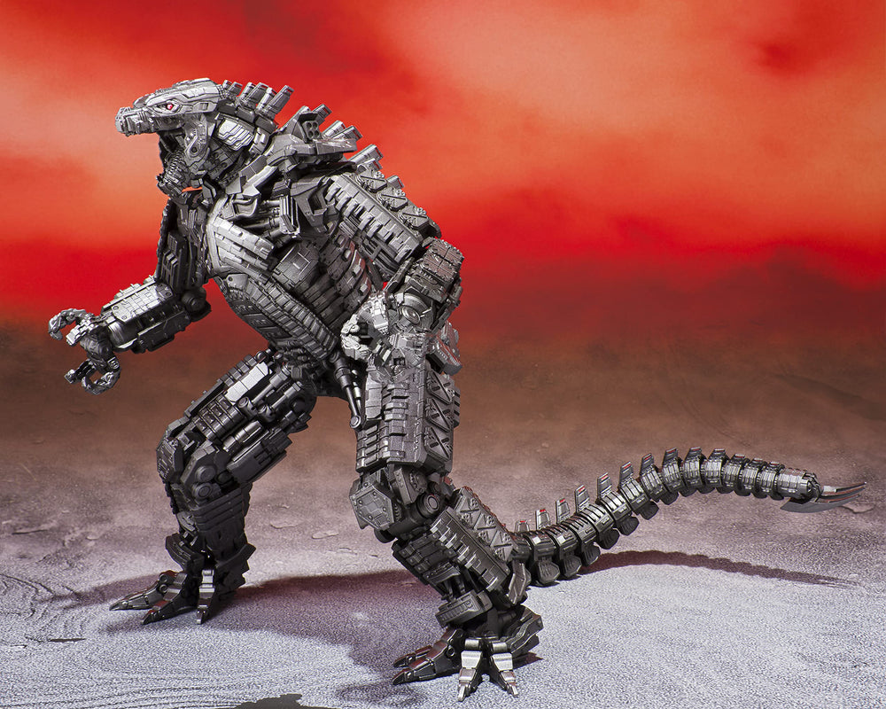 TAMASHII NATIONS Mechagodzilla optional hands offer pose variety.
