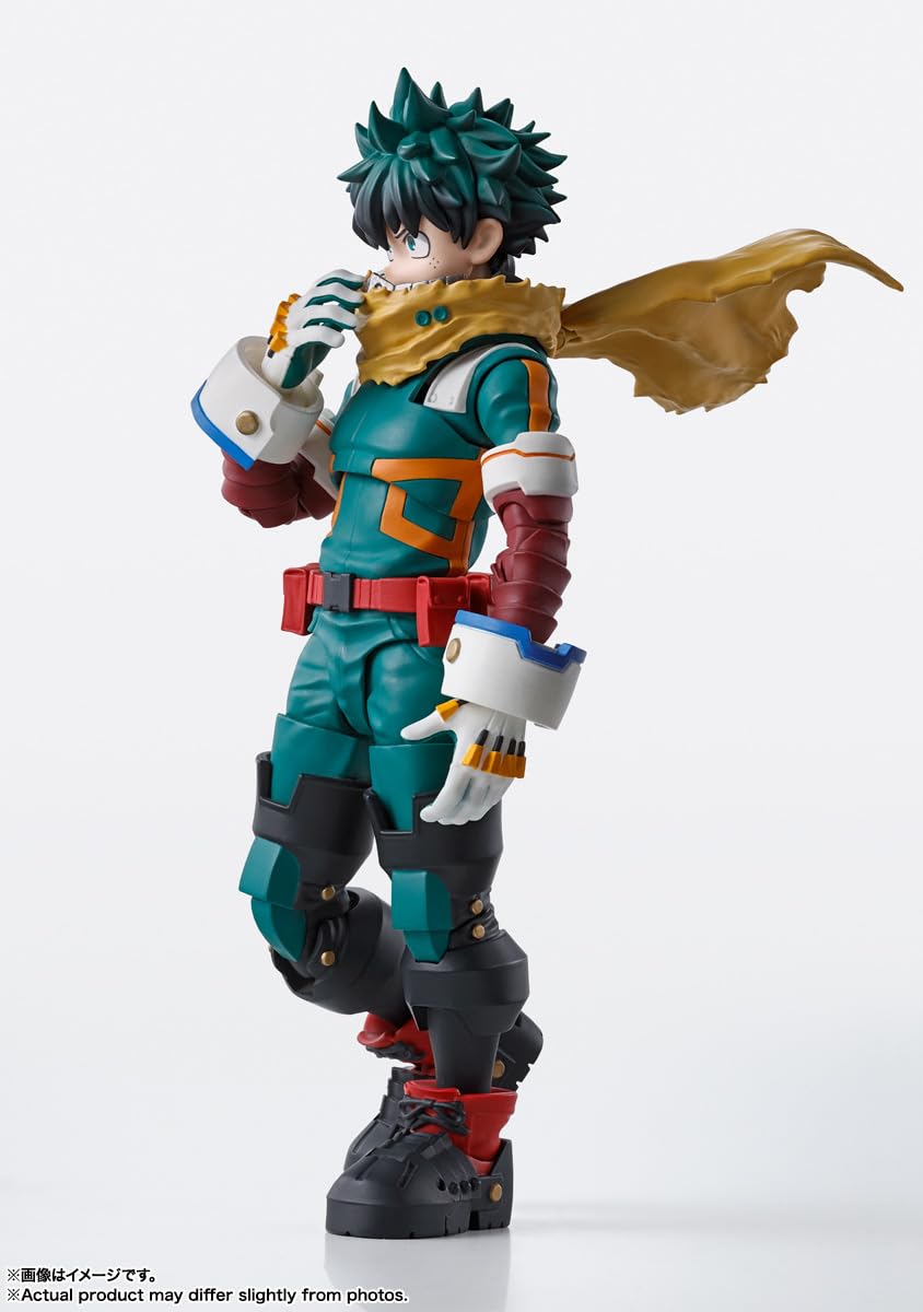 TAMASHII NATIONS Izuku Midoriya left wrist replacement parts enabling varied grips.
