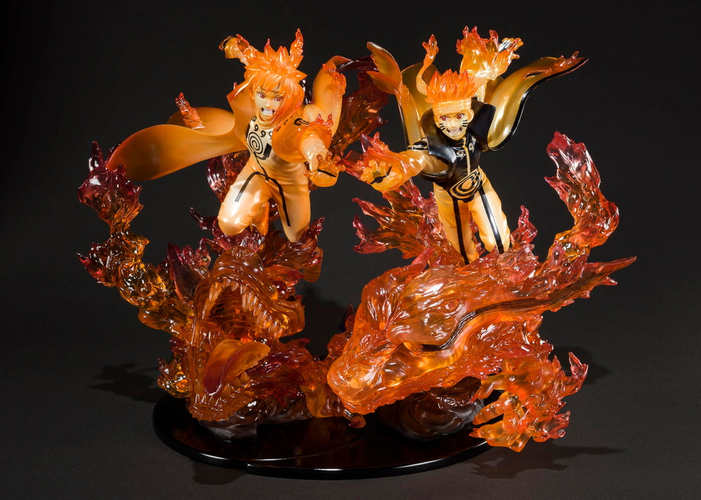 Tamashii Nations Minato Namikaze front view highlights accurate sculpting and likeness.