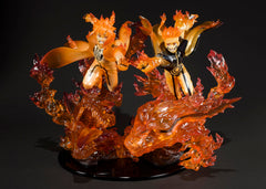 Tamashii Nations Minato Namikaze front view highlights accurate sculpting and likeness.
