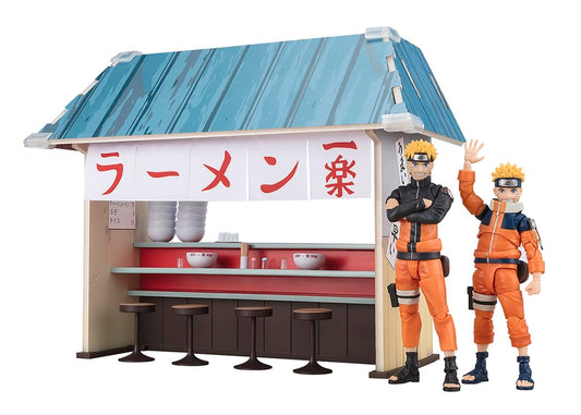 Tamashii Nations Naruto Ichiraku ramen set for vivid diorama displays.