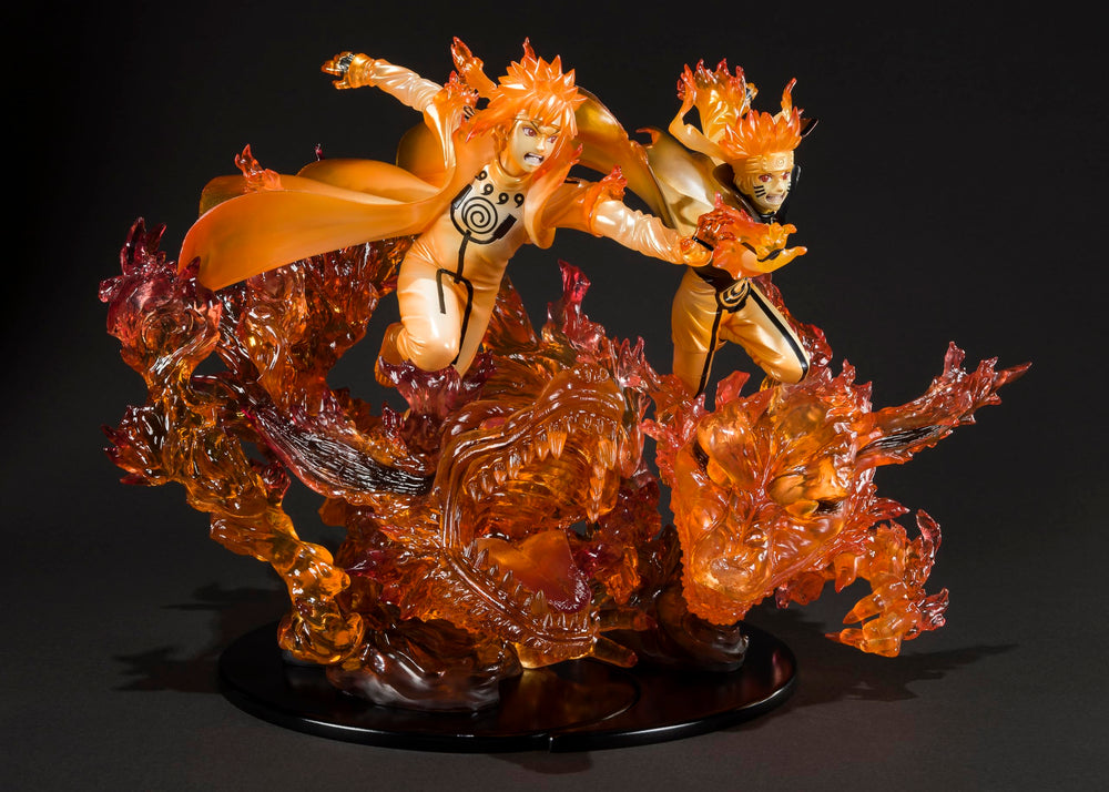 Tamashii Nations Naruto Kurama battle moment captures energy and dramatic storytelling for fans.