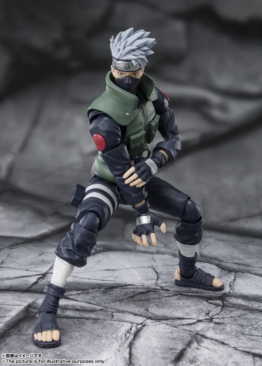 Tamashii Nations Kakashi right-hand set enables action poses