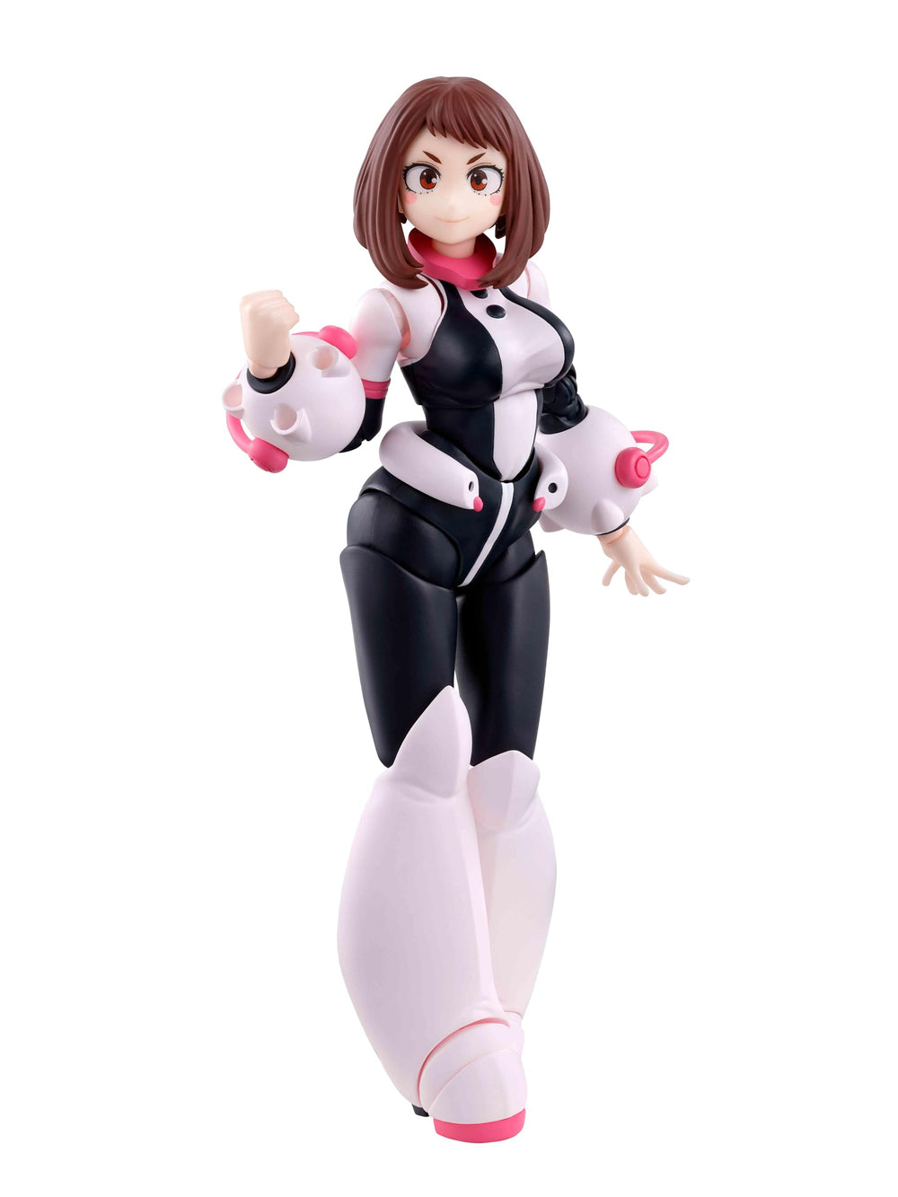 Tamashii Nations Ochako Uraraka S.H.Figuarts front view for dynamic display poses