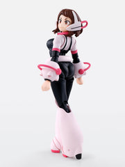 Tamashii Nations Ochako Uraraka interchangeable expressions for different stances