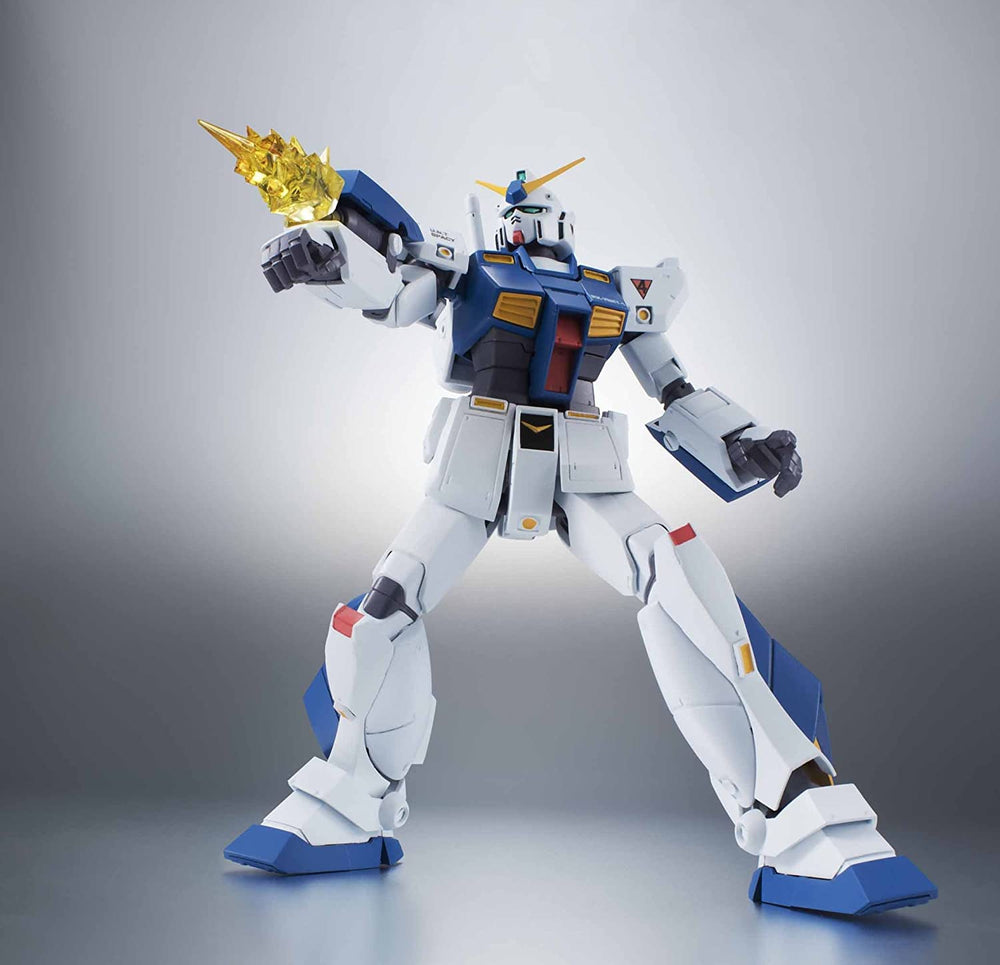 Tamashii Nations Gundam NT-1 Alex Ver. A.N.I.M.E. beam saber effects for dynamic action.