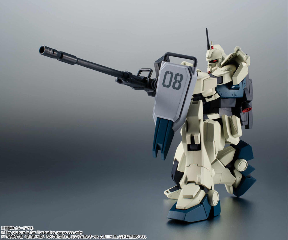 Tamashii Nations RX-79G EZ-8 Gundam EZ-8 optional hands set enables expressive gestures